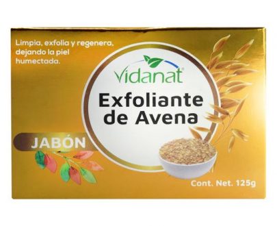 JABON DE AVENA EXFOLIANTE 125 G VIDANAT/CUIDADO PERS