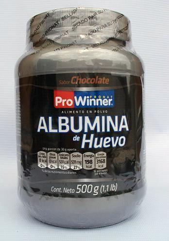 ALBUMINA DE HUEVO CHOCOLATE 500 G PRONAT
