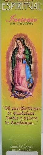 INCIENSO VIRGEN PAZ EN EL HOGAR 20 VARITAS OFRENDA ESPIRITUAL