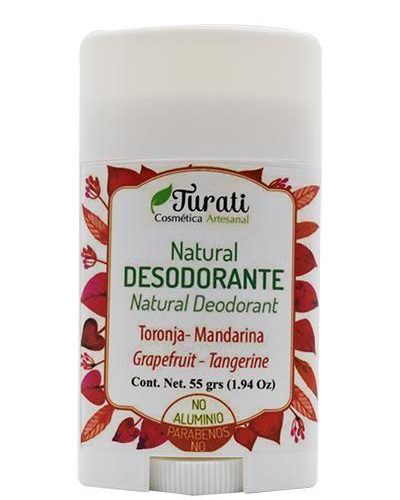DESODORANTE EN BARRA TORONJA MANDARINA 55 G TURATI