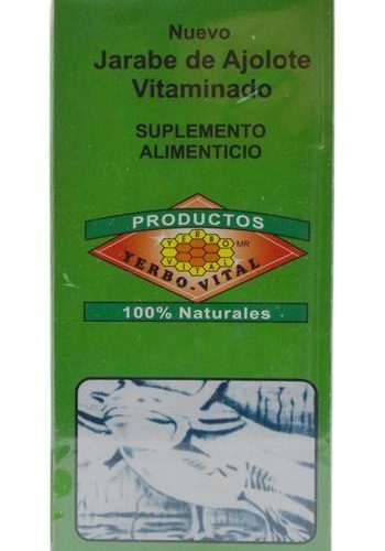 JARABE DE AJOLOTE VITAMINADO 180 ML YERBO VITAL