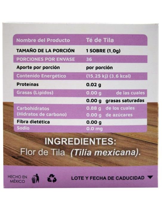 TE DE TILA 36 SOB VIDANAT/INFUSIONES