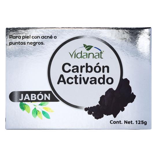 JABON DE CARBON ACTIVADO 125 G VIDANAT/CUIDADO PERS