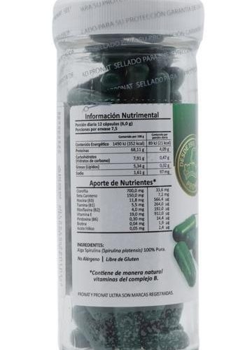 ALGA SPIRULINA 90 CAP PRONAT