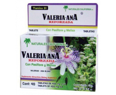 VALERIANA 40 TAB NATURALES CALIFORNIA