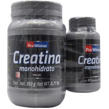 CREATINA MONOHID350G Y GRATIS CREATINA 80 CAP PRONAT