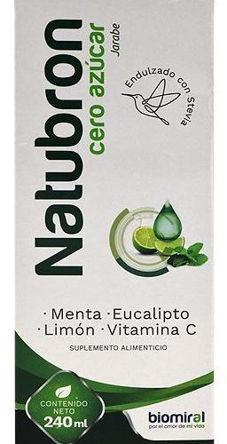 JARABE NATUBRON SIN AZUCAR 240 ML BIOMIRAL
