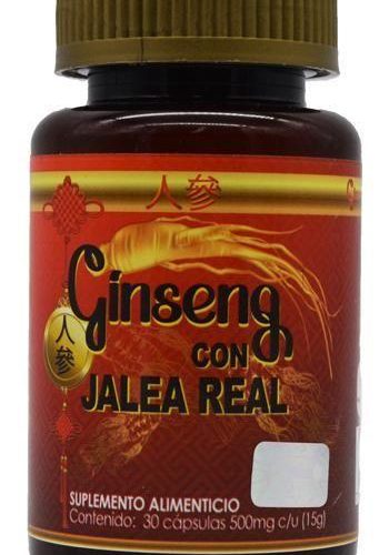 GINSENG CON JALEA REAL 500 MG 30 CAP ANAHUAC