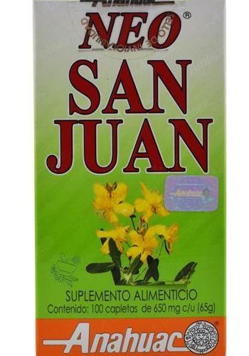 HIERBA DE SAN JUAN 100 CAPLETAS ANAHUAC